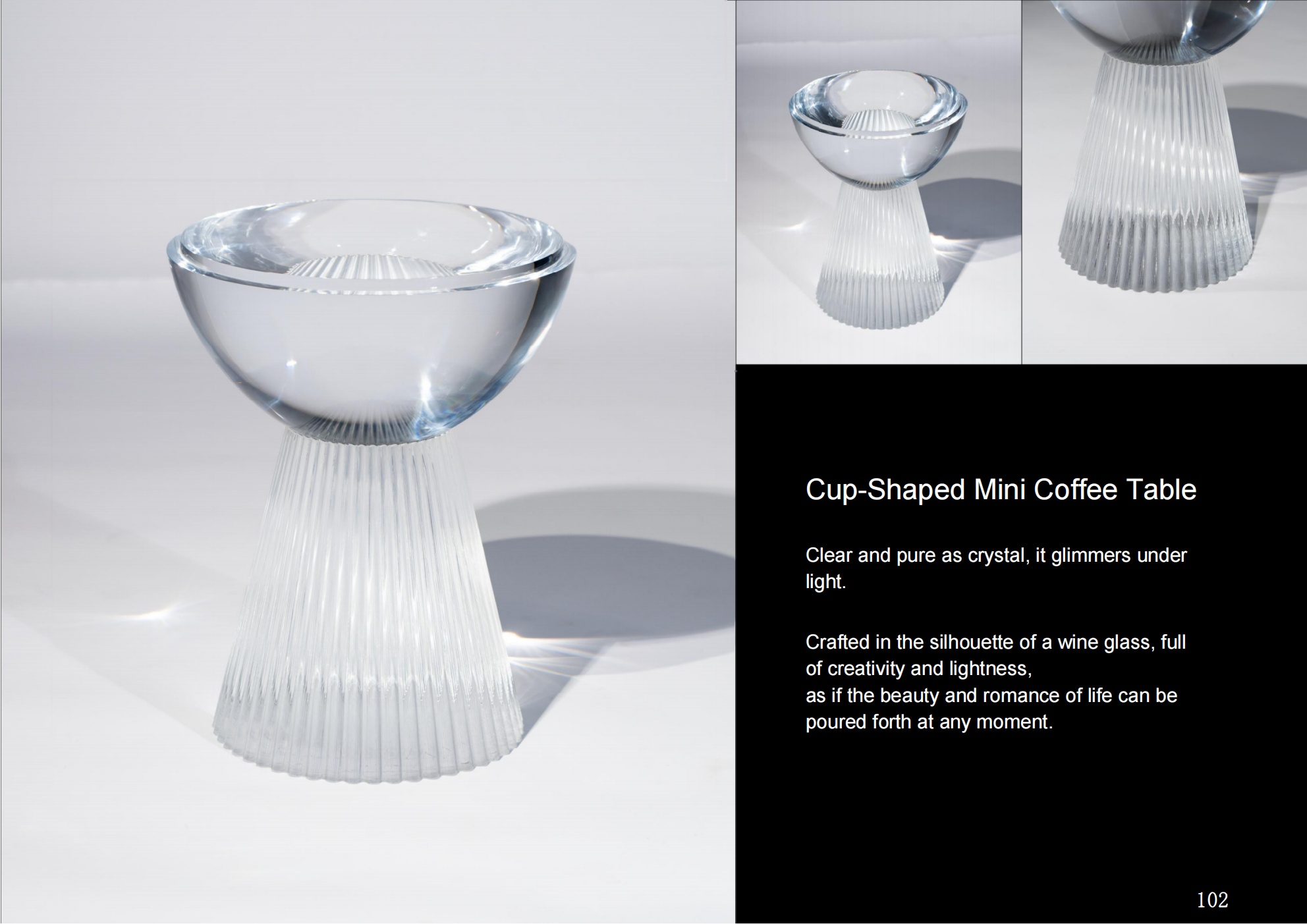 Cup-shaped Side Table